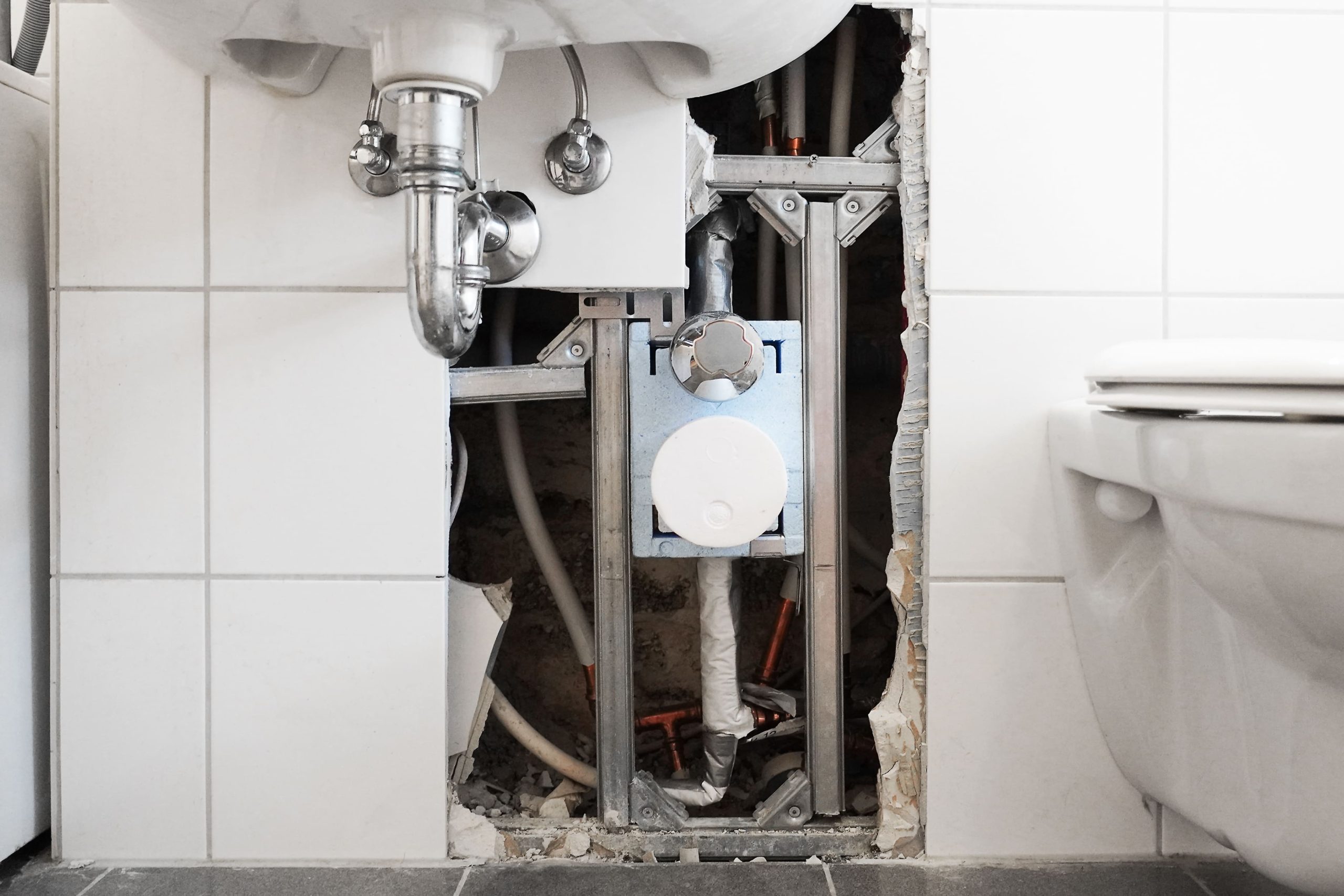 reparación fuga de agua
